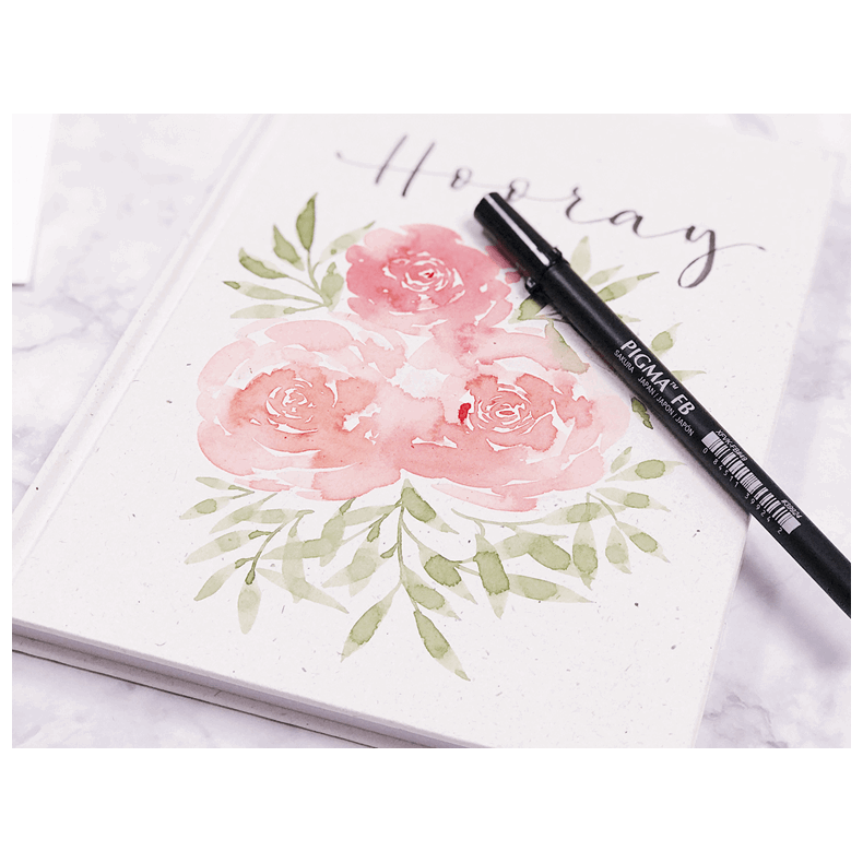 Pigma Brush Pen Tusser og Kuglepenne Farveriget